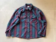 1940s ヴィンテージ 5Brother マチ付きウールシャツ ネルシャツ - メルカリ