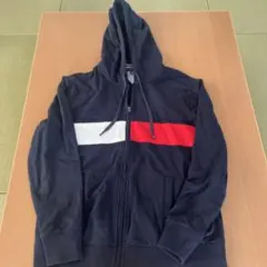 Tommy Hilfiger ネイビー ジップアップパーカー L
