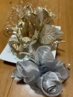 コサージュ　2個セット