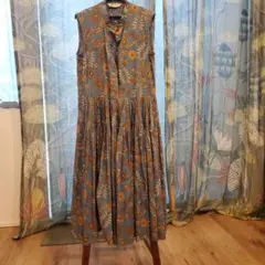 美品　'S Max Mara　エスマックスマーラ　ノースリーブシャツワンピース