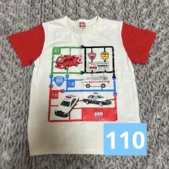 トミカ 半袖Tシャツ ホワイト レッドのサムネイル