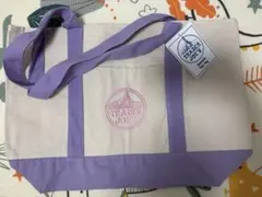 Trader Joe'sキャンバス トートバッグ パープルのサムネイル