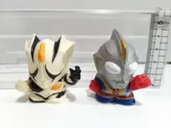 ウルトラマン　ミニソフビ　フィギュア　2点