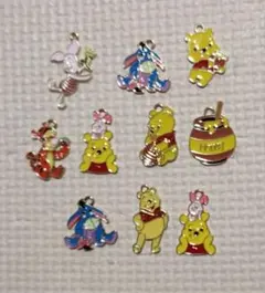 ぷーさん　ティガー　ピグレット　ストラップセット Disney プーさん ストラップ キーホルダー セット ティガー ピグレット