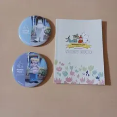 ムーミンバレー 缶バッジ2個