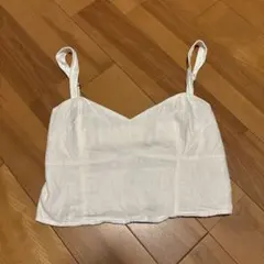 Hollister ホワイト キャミソール クロップド丈のサムネイル
