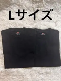Hanes BEEFY-T Tシャツ ブラック 2枚セット