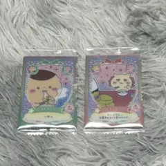 ちいかわ　ウエハース　ラッキーカードコレクション２ 栗まんじゅう・シーサー