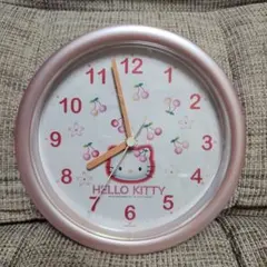 キティ さくらんぼ　掛け時計　1998　レトロ　希少 チェリー　ジャンク品
