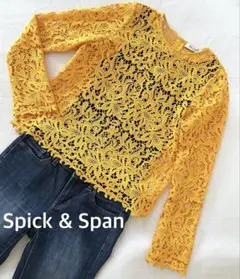 Spick & Span スピックアンドスパン ケミカルレースプルオーバー