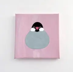 原画・一点物】《ネコチョコドーナツ》 絵画 アート イラスト アクリル