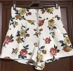 花柄 ショートパンツ キュロット