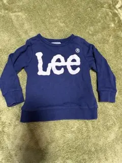 Lee ネイビー 長袖トレーナー