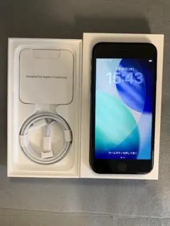 超美品　国内版　SIMフリー　iPhoneSE 第二世代 128GB ブラック色