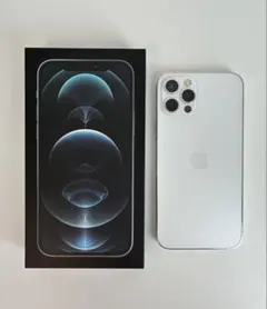 最終値下げ 美品 iPhone 12 Pro 128gb シルバー 本体 元箱付