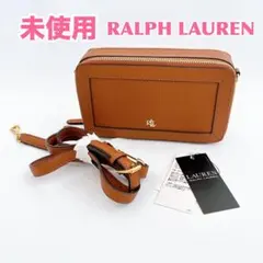 【新品】ローレンラルフローレン 斜め掛け スマホポーチ ミニショルダー　茶系