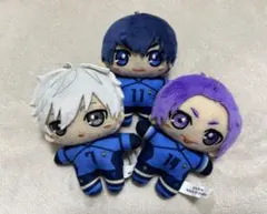 ブルーロック展　ぬいぐるみマスコット　潔世一　御影玲王　凪誠士郎