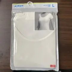 ユニクロ　エアリズム　Uネック半袖Tシャツ　レディースL