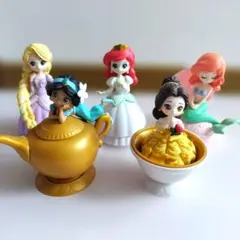 ディズニー プリンセス フィギュア 5体セット ガチャガチャ