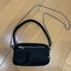 ZARA ショルダー・ハンドバック ブラック