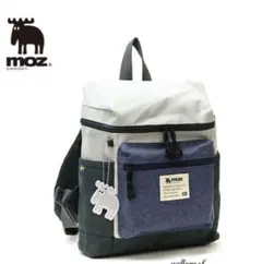 新品　未使用 moz リュック　グレー×ネイビーのサムネイル