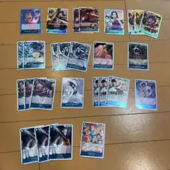ワンピース トレーディングカードセット　青デッキ　まとめ売り