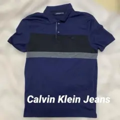 Calvin Klein Jeans ネイビー ポロシャツ