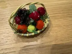 ガラス細工　野菜と果物