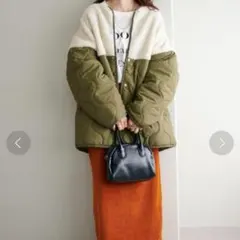 ボア キルティングジャケット