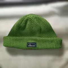 GOHEMP グリーン ニット帽 日本製　ゴーヘンプ
