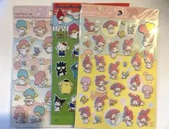 未使用　サンリオキャラクターズ　マイメロ　リトルツインスターズ　ペタペタシール