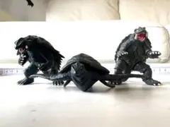 ガメラ フィギュアセット 3体 黒