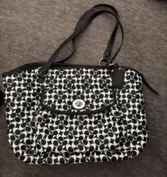 COACH ドット柄 ショルダーバッグ