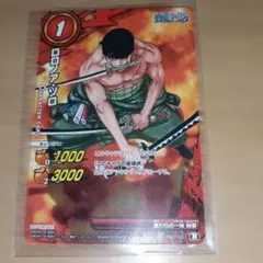 ミラクルバトルカードダス ワンピース ロロノア・ゾロ P JS01-02