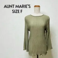 AUNT MARIE'S アントマリーズ プリーツシフォンブラウス F【434】のサムネイル