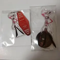 ハズビン スマイルベースカフェ アクスタ 2連キーホルダー エンジェル2