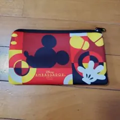 ☆Disney ミッキーマウス ポーチ　アンバサダーホテル宿泊者限定