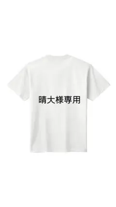 晴大様専用 Tシャツ 白