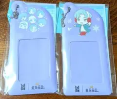 BTS　TinyTAN 紅茶花伝 パスケース 全員、V　2種セットのサムネイル
