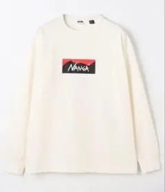 【新品】ナンガ ECO HYBRID BOX LOGO L/S TEEホワイトのサムネイル
