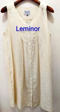 Leminor ルミノア トップス 麻 リネン 生成り チュニック ロングのサムネイル
