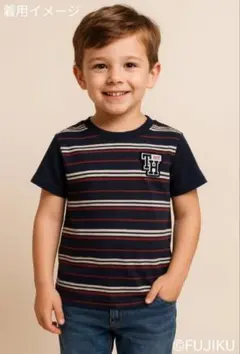 ※※限定値下げ中※※　TOMMY HILFIGER キッズTシャツ ボーダー柄のサムネイル