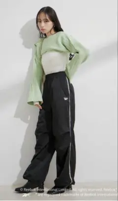 【Reebok別注】裾ドロストトラックパンツ VIS ビス パンツ 新品未使用