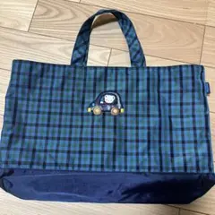 ファミリア◎familiar◎チェック柄◎レッスンバッグ