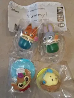 ディズニー□Yummy!スイーツマスコット2□全4種コンプセット