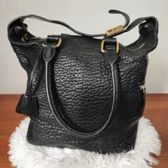 Alexander McQueen スカルチャーム付き レザー トートバッグ - メルカリ
