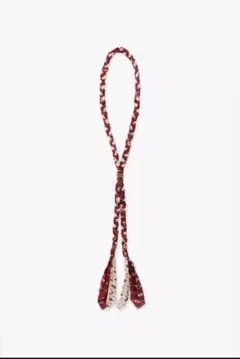 ZARA 編み込みビーズネックレス