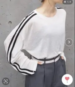 tiptop 長袖カットソー ホワイト