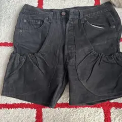 Levi's 501 ブラックショートパンツ W29 L34