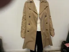 Green Label Relaxingダブルブレスト トレンチコート